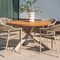 4SO Prado ronde tuintafel in teak met alu onderstel - 0